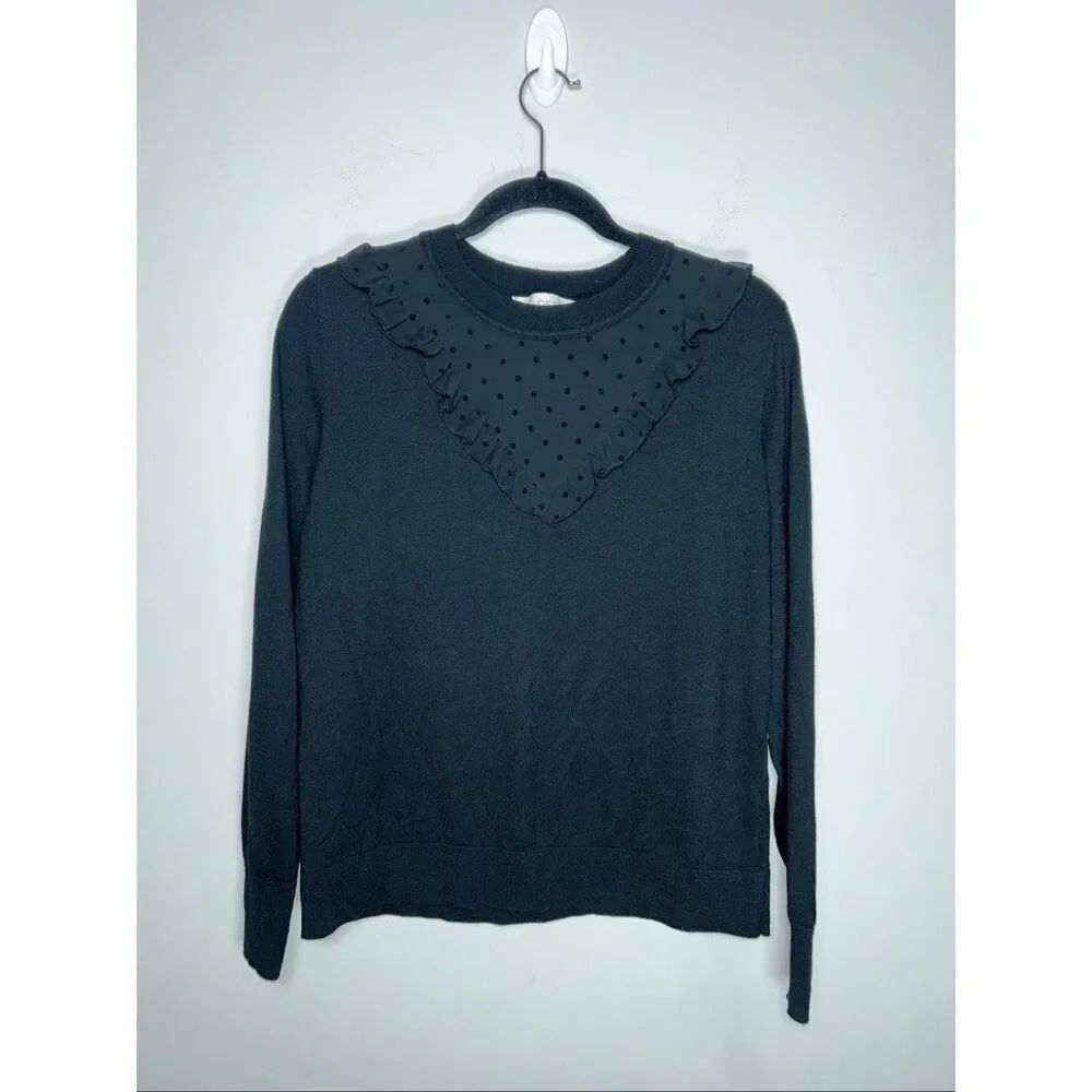 Loft black sweater size XL